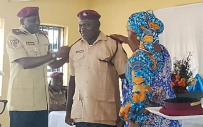 FRSC Kogi Sector Commander Tasks Newly Promoted Officers On Dedication, Hard-work