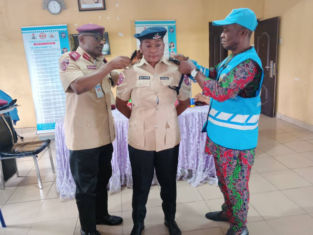 A’Ibom: FRSC Tasks Promoted Officers to Embrace Hard Work